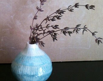 handmade ceramic ombre vase