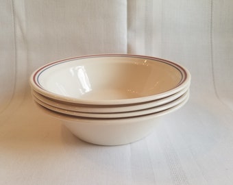 Vintage Corelle 4 Abundance Soup Bowls / Cereal Bowls / Corelle Dinnerware