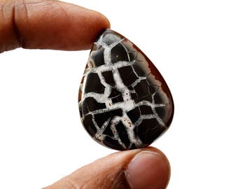 Septarian 44 Cts Natural Top Quality Gemstone Cabochon Pear Shape 36x27x5 MM R14668
