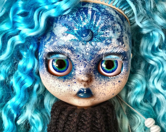 Luna* Blythe doll, Custom blythe doll, Brown hair blythe, Custom blythe doll, OOAK blythe, Blythe TBL, Interior doll, Blythe handmade