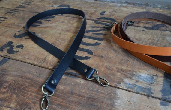 Replacement Leather Shoulder Bag Strap 19mm wide 600mm long