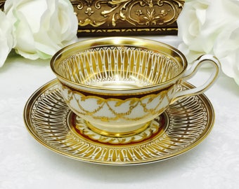 Royal Chelsea Catherdral teacup and saucer.