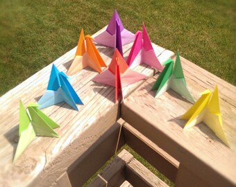 Origami cranes - sitting