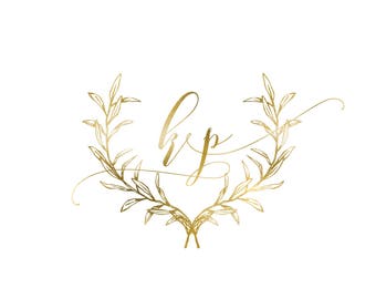 Wedding Monogram Wedding Logo DIY wedding wedding initials