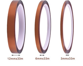 High Temperature Tape Set- all 3 sizes included - Heat Resistant Tape
