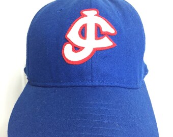 ebbets field flannels wool baseball cap hat made in usa blue