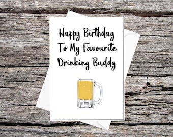 Bier geburtstagskarte Etsy