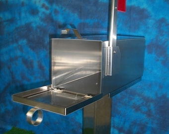 The Bruiser Handmade Stainless Steel Decorative Mailbox