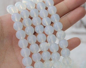 10mm Faceted Opal, Faceted Beads, Opal Gemstone, Frosted Beads, Opal beads, 10mm Beads, 10mm Gemstone Beads, 10mm Faceted Beads,