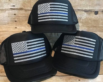 Blue line Red line hats