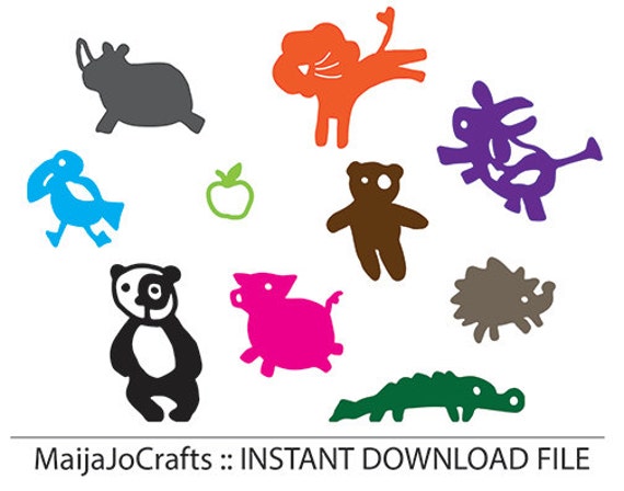 Download Items similar to Animals SVG Baby svg Kids svg Nursery svg ...