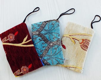 3 zippered pouch, coin pouch, little pouch, small pouch, women pouch, pouch for her, pouch gift, pouch fashion, pouch sale, unique pouch