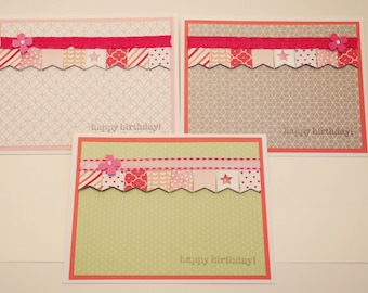 Birthday Card, Homemade Birthday Card, Female Birthday, Girl Birthday Card, Greeting cards, Birthday Girl, Birthday Lady