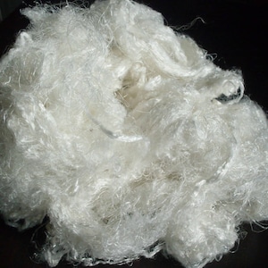 20 gr- 0,70 oz, Mulberry Silk Fiber Throwster Waste