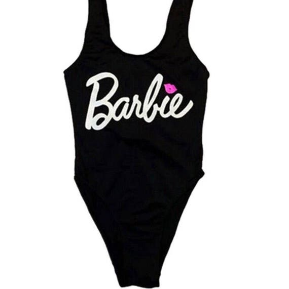 black barbie one piece