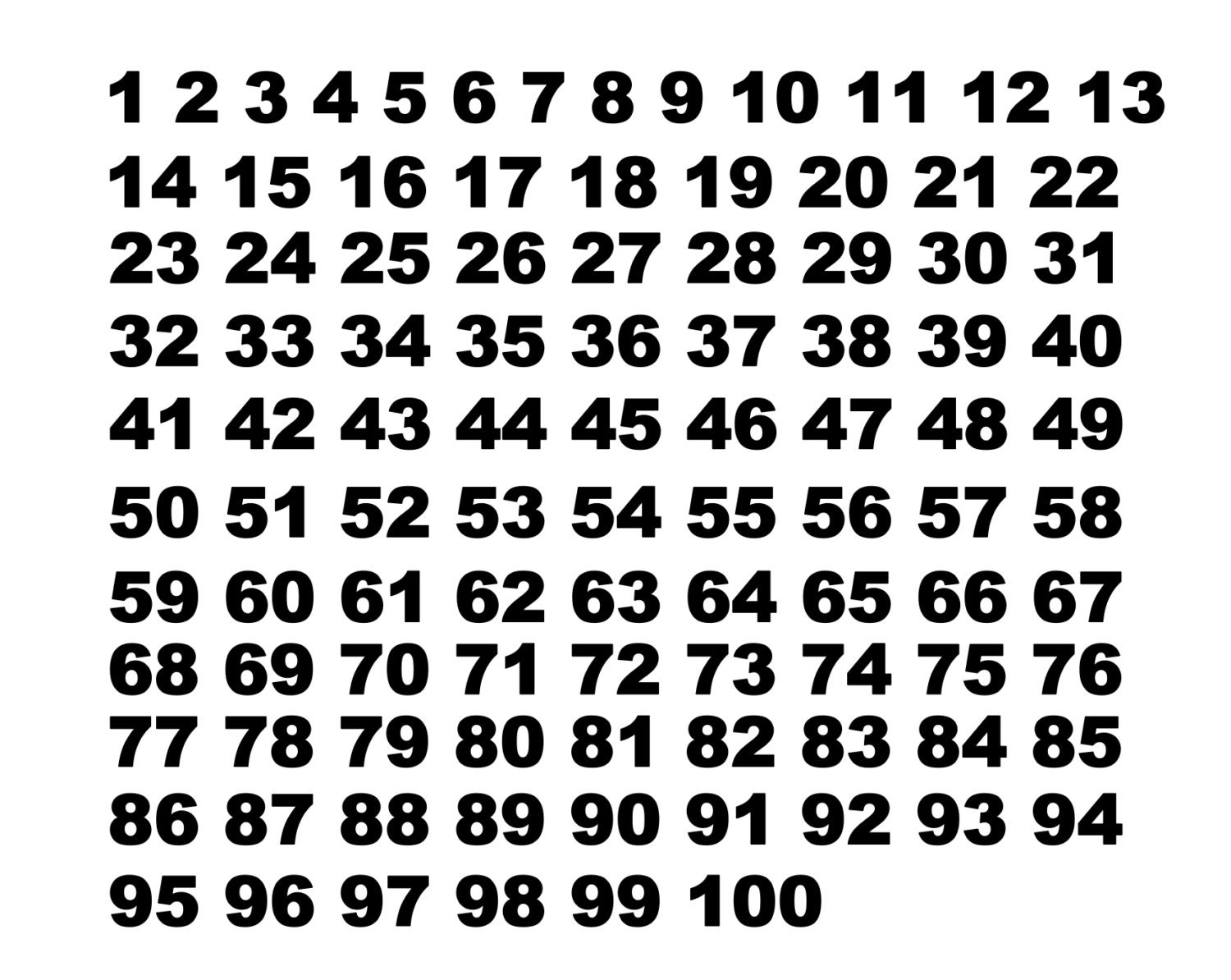 This is a picture of Rare Printable Number Line 1-100 It is a photo of Rare Printable Number Line 1-100