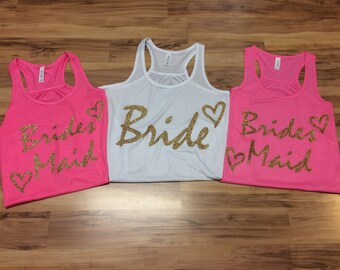 Bachelorette Party Shirts bride shirts team bride tanks