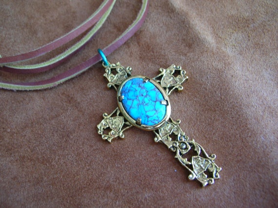 Gypsy cross necklace Clearance