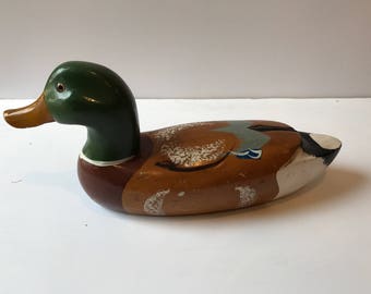Vintage Wooden Duck Decoy