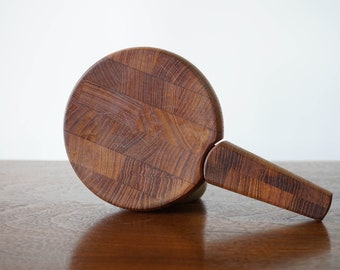 Vintage Dansk Teak Bar / Cutting Board / Cheese Board Knife Set