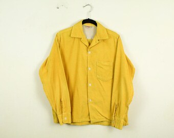 Vintage Pale Cocoa Cotton Blend Mens Shirt Size Small - 90s jacket roblox