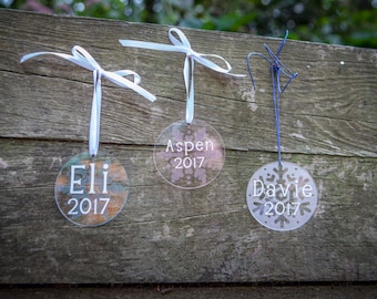 Personalized Name and Year Ornament
