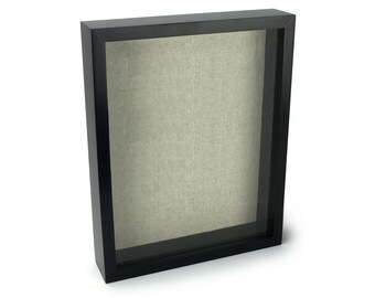 Crafter Depot Shadow Box - 8" x 10", Memory Box, Display Box, Shadow Box Frame, Keepsake Box, Gift Box, Blank Shadow Box, Blank Display Box