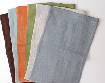 Linen Bags Medium Multipurpose / Linen Gift Bags / 10" x 15" / 6 Colors