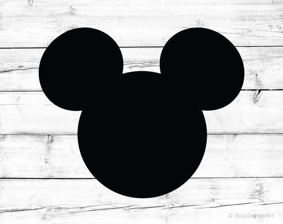 Mickey Mouse Svg Mickey Mouse Silhouette Mickey Mouse Head Svg
