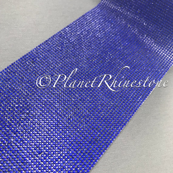 Royal Blue Iron-On Crystal Sheet #S004