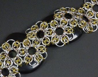 Sunflower Chainmaille Bracelet