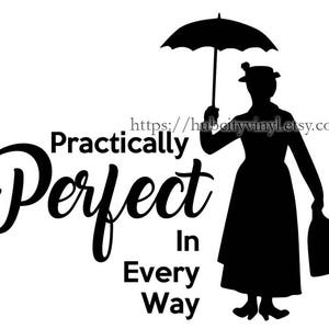 Mary poppins decal | Etsy