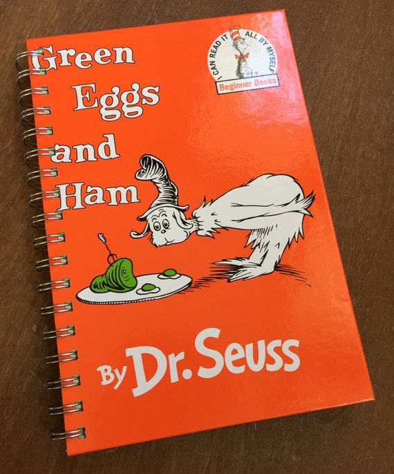 Green Eggs and Ham Dr. Seuss Beginner Books Recycled Journal