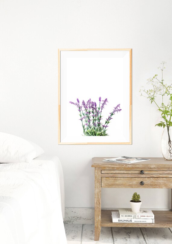 Lavender Print Botanical Wall Art