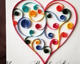 Quilled Art - Heart