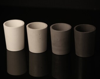 Concrete Cup. Concrete Pencil Holder. Pencil Cup. Pencil Holder. Minimalist style. Office decore