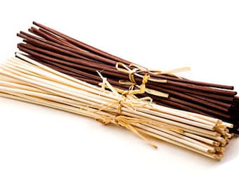 Replacement Oil Diffuser Reeds, Two Sets of 12 Rattan Reeds, Dark Brown