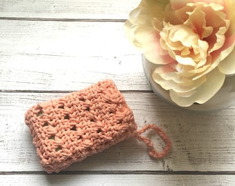 Crochet soap saver/ set of two/ washcloth/ soap bag/ Eco friendly