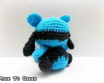 Crochet Riolu Inspired Chibi Pokemon
