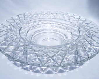 Val St Lambert XL Crystal Coupe Cyclope Bowl