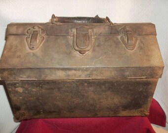 Vintage Kennedy Kits Machinist Cantilever Tool Box Chest All Metal Industrial Toolbox--Rare!!