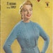 ORIGINAL - Sentinel 1950s - New Knitting Booklet 11 Designs - Ladies - Family. Vintage Knitting. # 1