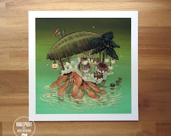 Frog Merchant - Fine Art Print by Nicole Gustafsson
