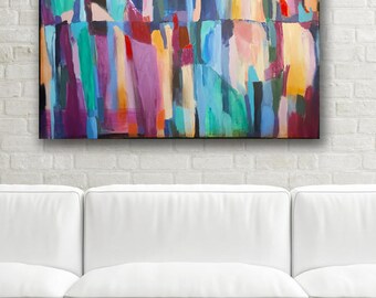 Original Wall Art, Large Wall Art, Abstract Wall Art, Abstract Painting, Contemporary Painting, Purple, Blush, Contemporary Art, Modern Art