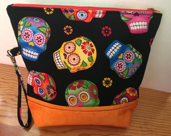 Project Bag, Knitting/Crochet Bag, Holds-Anything Bag, Purses Bag, Lightly Padded