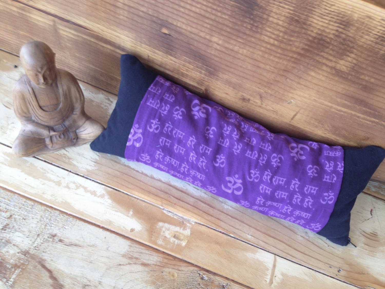 Reiki Neck Pillow Purple Third eye Chakra Lumbar Support