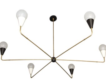 joules mid century modern chandelier