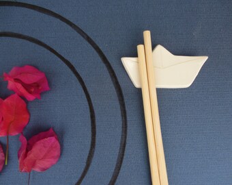 origami boat chopstick rest basil kitchen pictureceramic handmade kitchen wall origami boat chopstick rest basil kitchen pictureceramic handmade kitchen wall