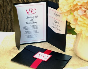Love Series - Pocketfold Wedding Invitation
