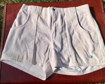 1980's OP Ocean Pacific Courdoroy Shorts size 32 waist Surfer board shorts vintage